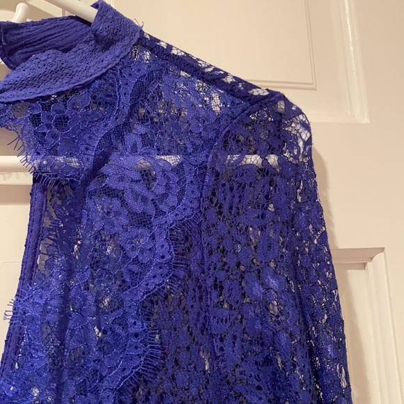 Free People Secret Origins Piece Lace Choker Tunic - Picture 2 of 3